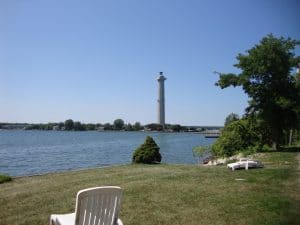 Oak Point View of Monument