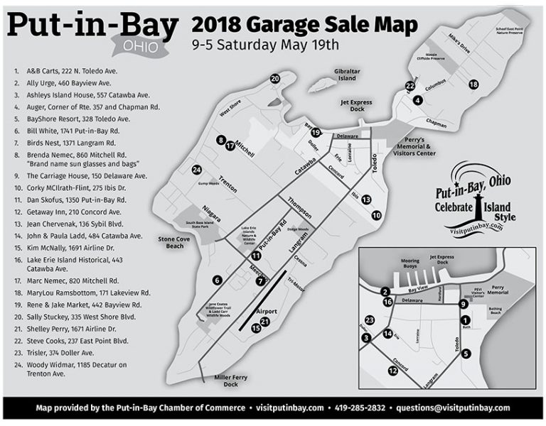 Put-in-Bay Garage Sale 2018