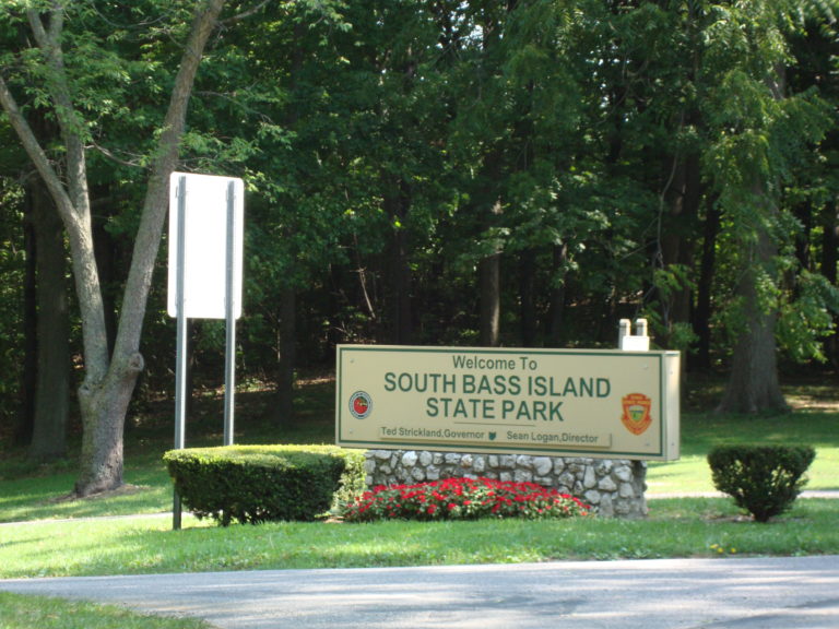 South Bass Island State Park, with official signage.