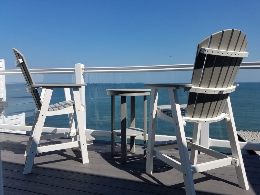 Views of Lake Erie from the Put-in-Bay Waterfront Condos.